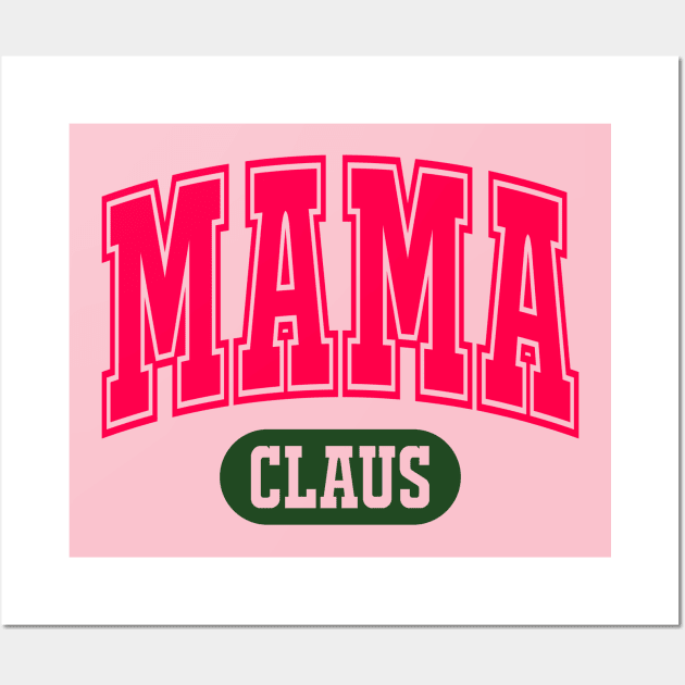 Mama Claus Wall Art by Violet Ray Design